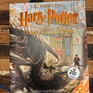 Harry Potter and The Goblet of Fire Large Hardcover book.